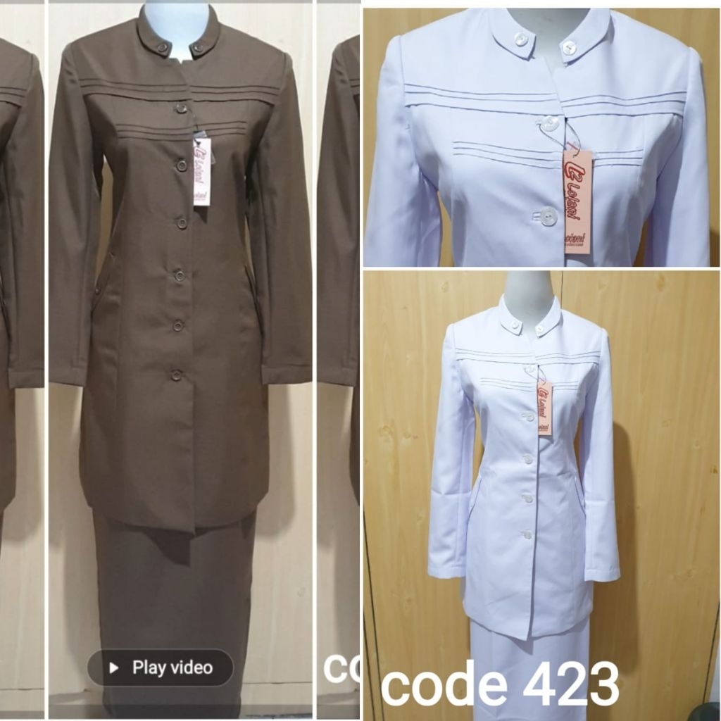 Seragam perawat blazer baju kerja kantor seragam kesehatan baju perawat baju kesehatan seragam asn
