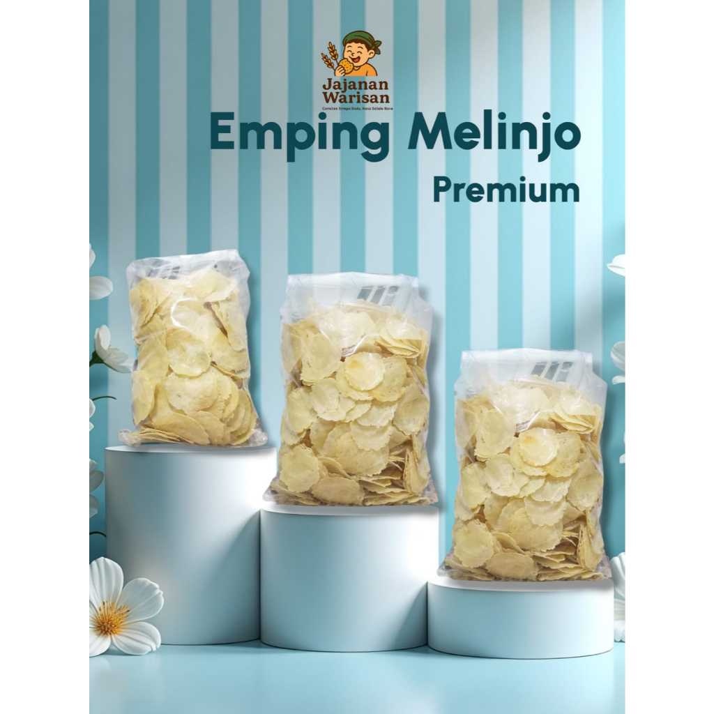 

Emping Mlinjo Premium 250gr/500gr/1kg – Camilan Tempo Dulu, Rasa Selalu Baru