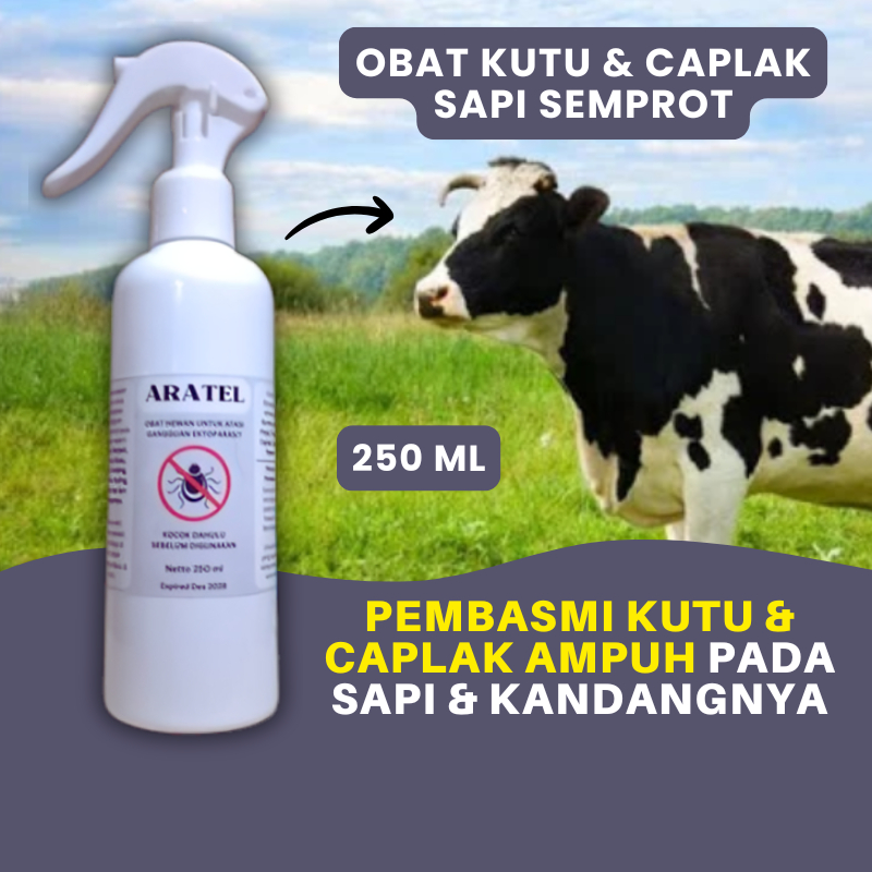 Obat Kutu Sapi Dan Pembasmi Caplak Lalat Semprot 250ml Ampuh