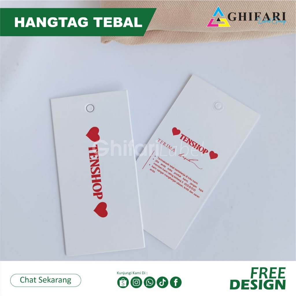 

hang tag tebal , hang tag baju ,hangtag distro custom desain