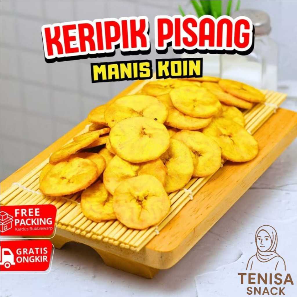 

KERIPIK PISANG MANIS GULA CARAMEL 1KG//keripik//cemilan//makanan ringan//snack kiloan