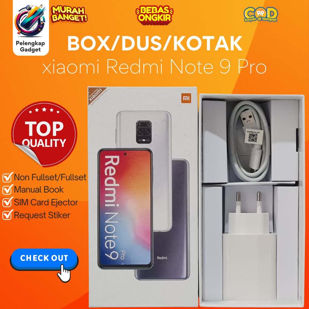 

BOX/DUS/KOTAK xiaomi Redmi Note 9 Pro