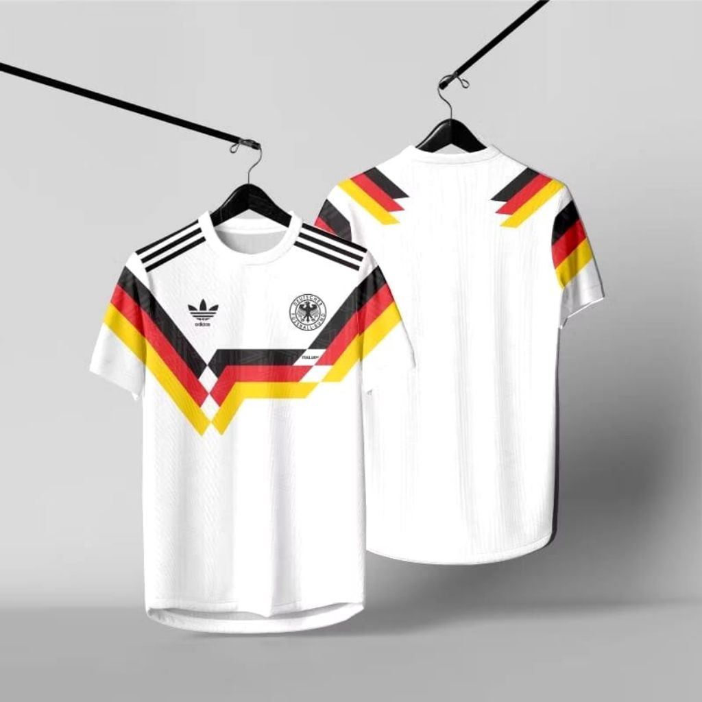 JERSEY GERMANY JERMAN 1990 GRATIS NAMA DAN NOMOR PUNGGUNG