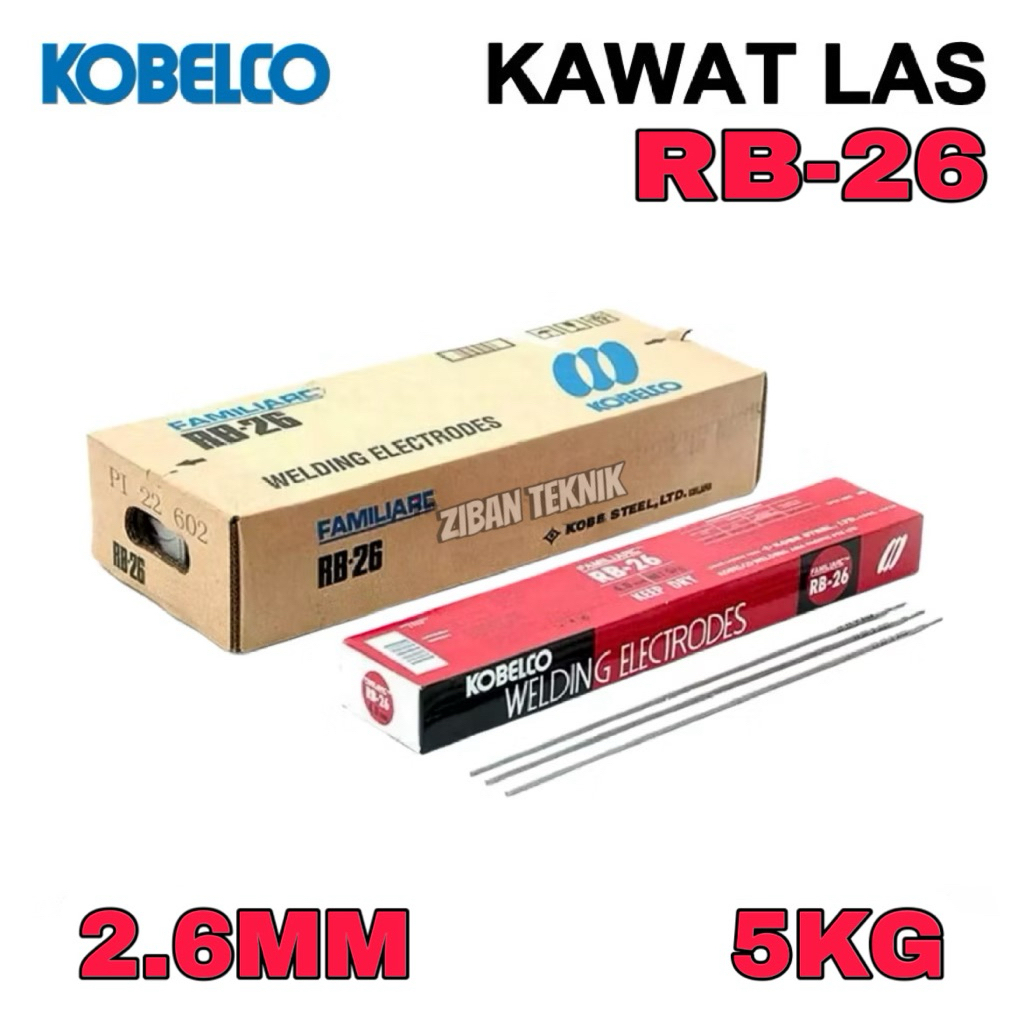 KAWAT LAS RB-26 KOBELCO UKURAN 2.6MM