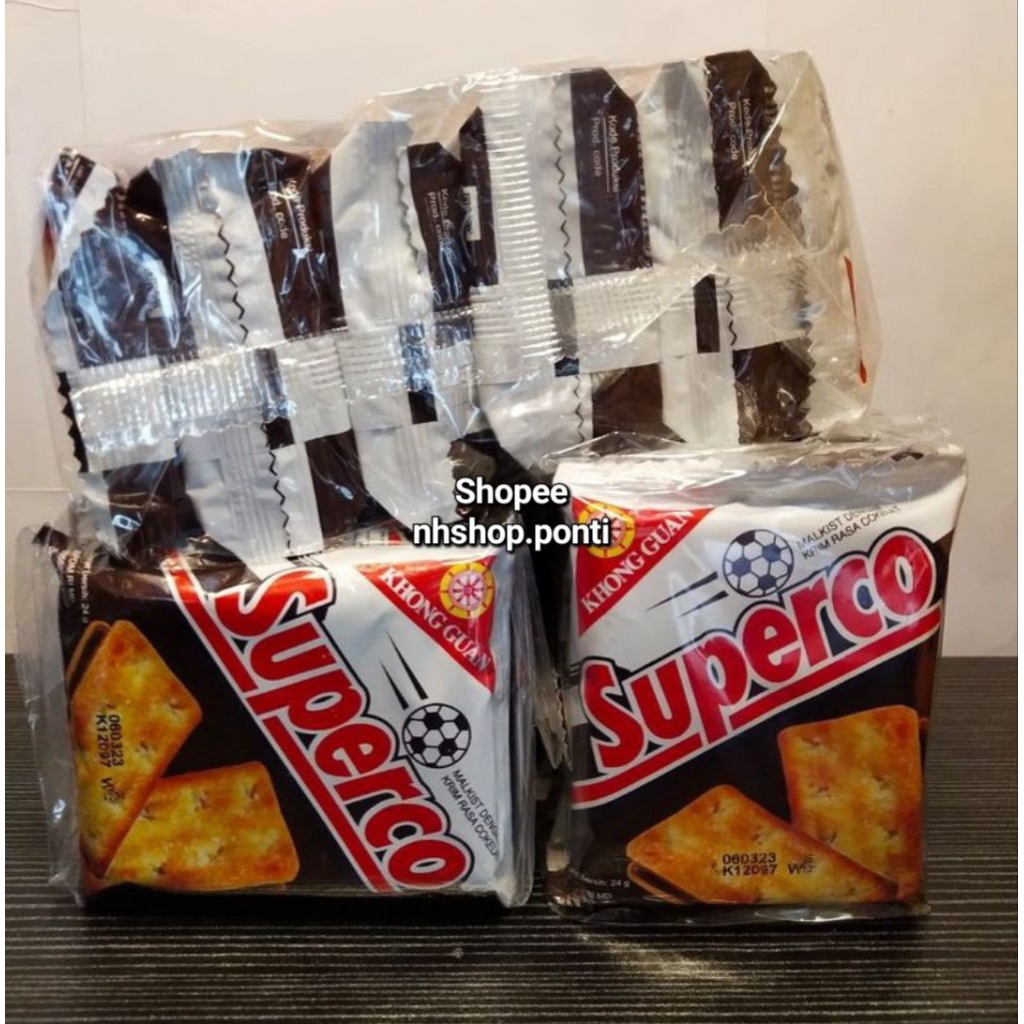 

(Rentangan) Khongguan Malkist Superco 1 renteng isi 10pcs x 24g