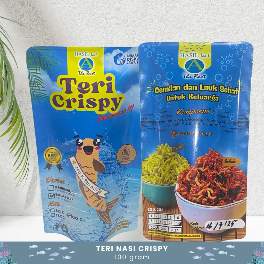 

Teri Krispi Cemilan dan Lauk Pauk Enak Gurih Asli Tuban