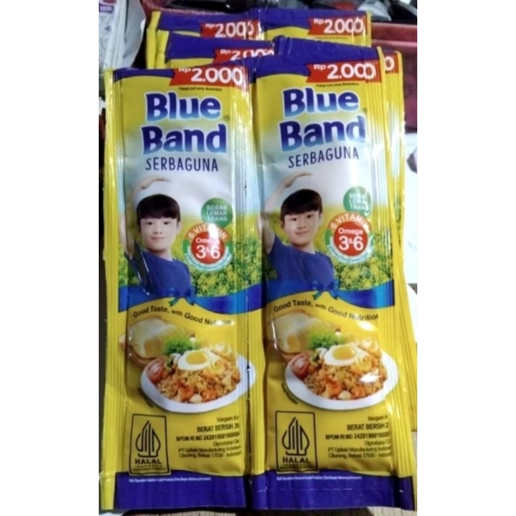 

blue band serbaguna isi 6 pcs
