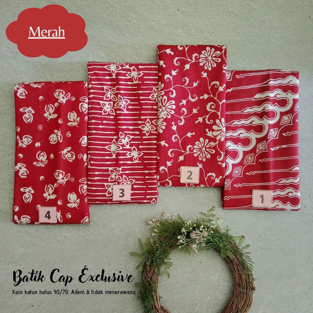 KAIN BATIK CAP - KAIN BATIK CAP SANTRIWATI - KAIN BATIK CAP PINK