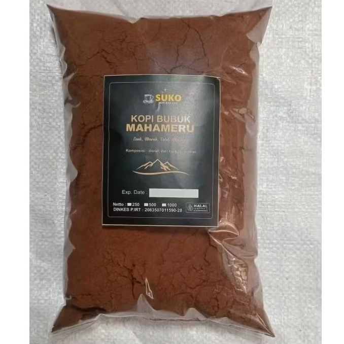 

Kopi Bubuk Hitam 1kg Termurah Istimewa - Kopi Mahameru