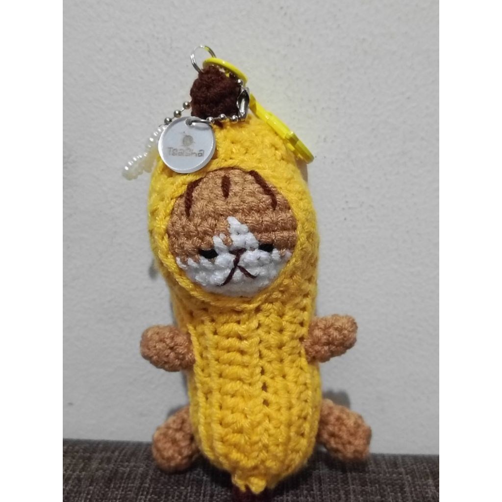 keychain banana cat