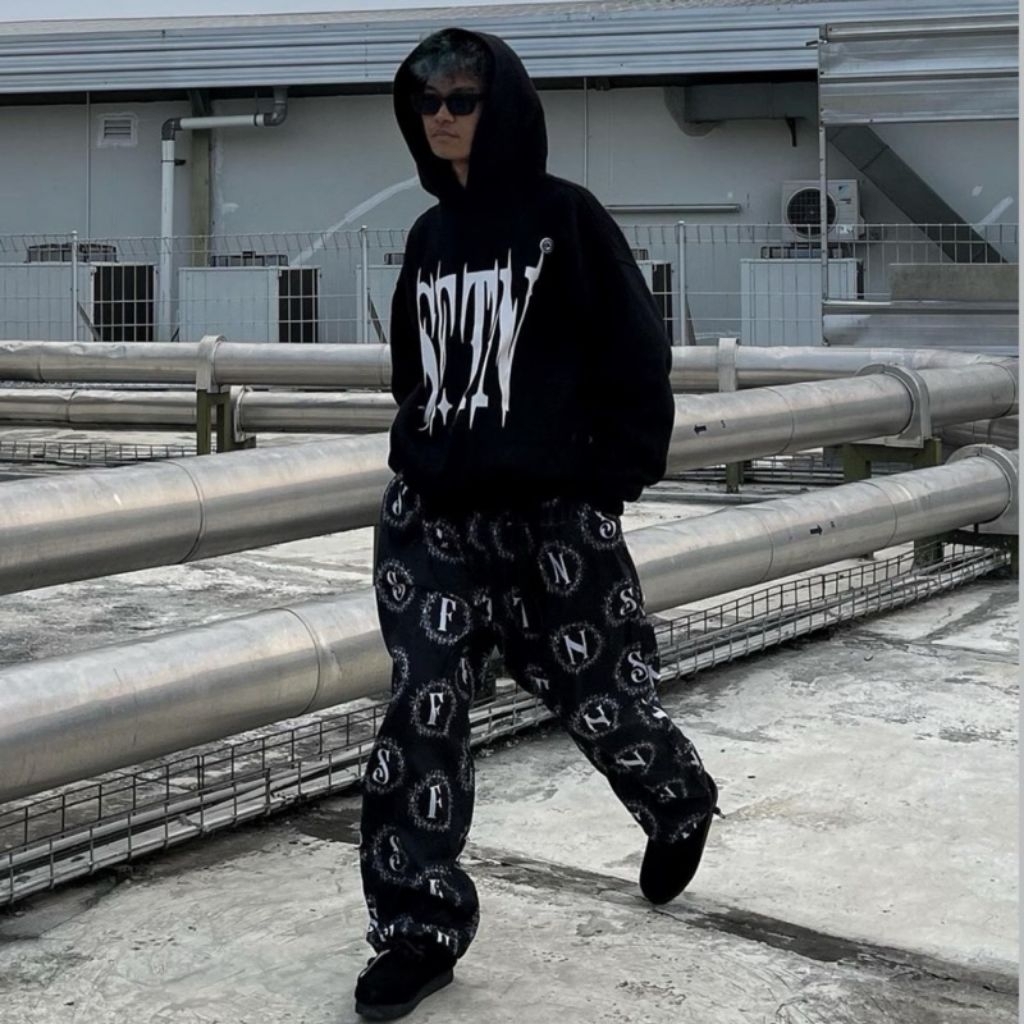 SWEATER HOODIE sub machine UZI  BLACK • SATISFACTION • HOODIE PRIA WANITA DISTRO