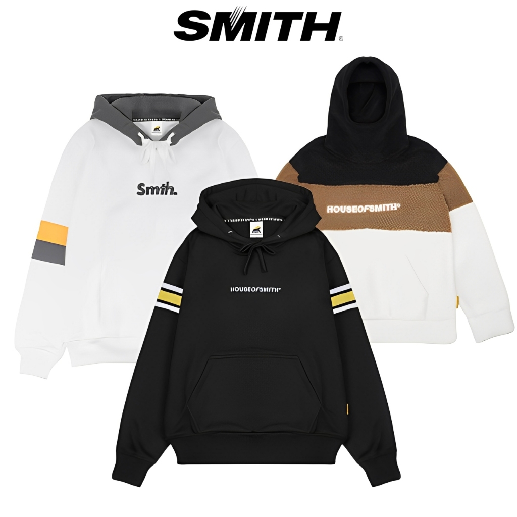 Smith - Hoodie Sweater Pria Wanita Simpel Oversize Original Smith High Premium Hoodie Sweater Tebal