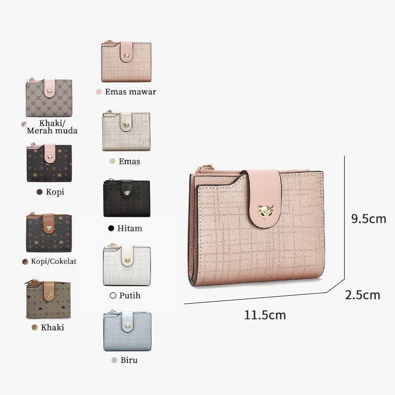 diskon foxer dompet wanita dompet pendek dompet kulit asli
