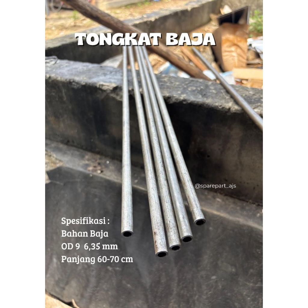 Type Tongkat BAJA OD 9 6,35