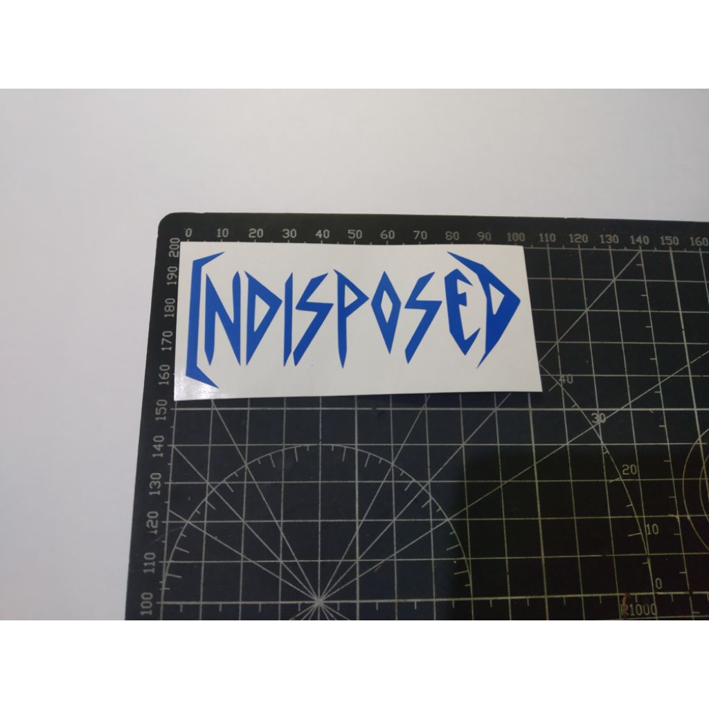 

stiker cutting indisposed