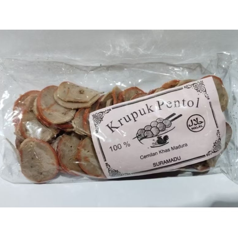 

KERUPUK PENTOL PEDAS MENTAH, BERAT 200g