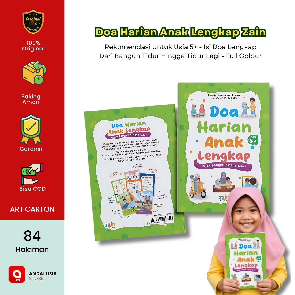 ZAIN - Doa Harian Anak Lengkap - Sejak Bangun Hingga Tidur Buku Doa Harian Anak