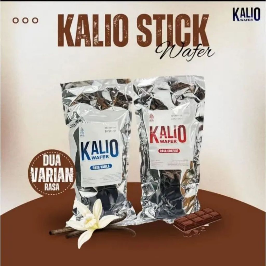 

WAFER KALIO~SNACK WAFER STICK COKELAT & RASA SUSU~RENYAH DAN BENTUK NYA SEGITIGA