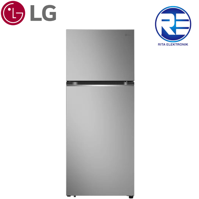 LG Kulkas Dua Pintu Smart Inverter Kapasitas 395 Liter GN-B392PFFB