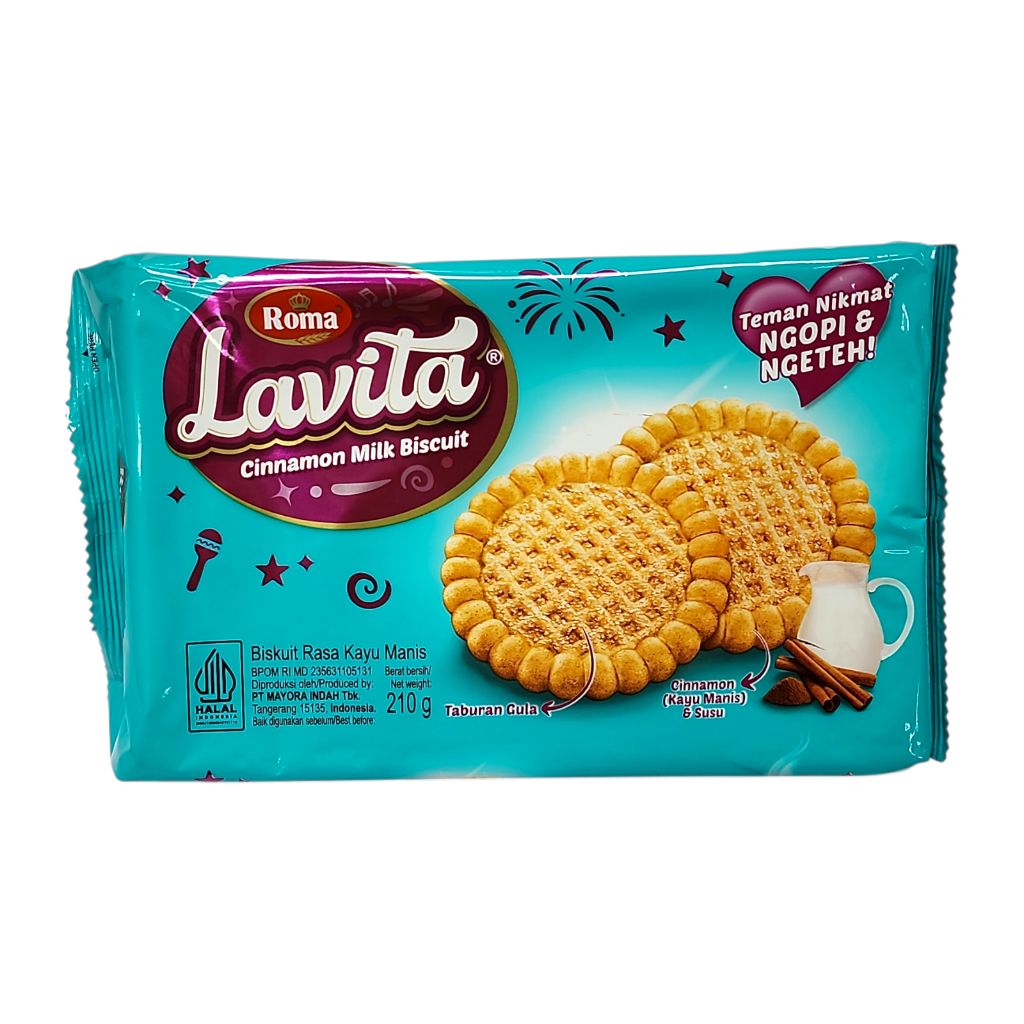

Roma Lavita Cinnamon Milk Biscuit - 210gr