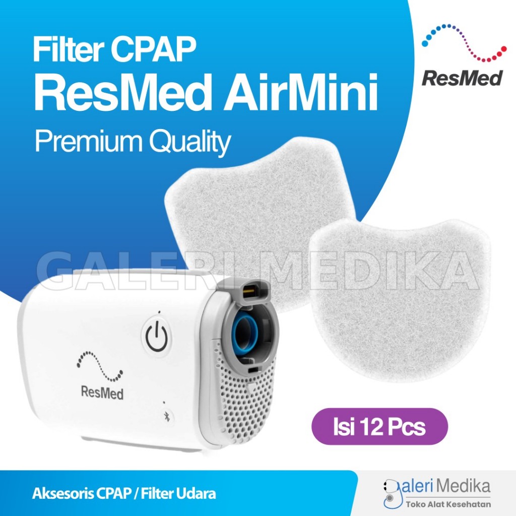 Filter CPAP ResMed AirMini Travel CPAP Isi 12 Pcs