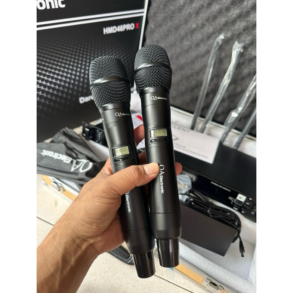 Mic wireless kelas artis Qa Elektronic HMD 46 pro original HMD46PRO