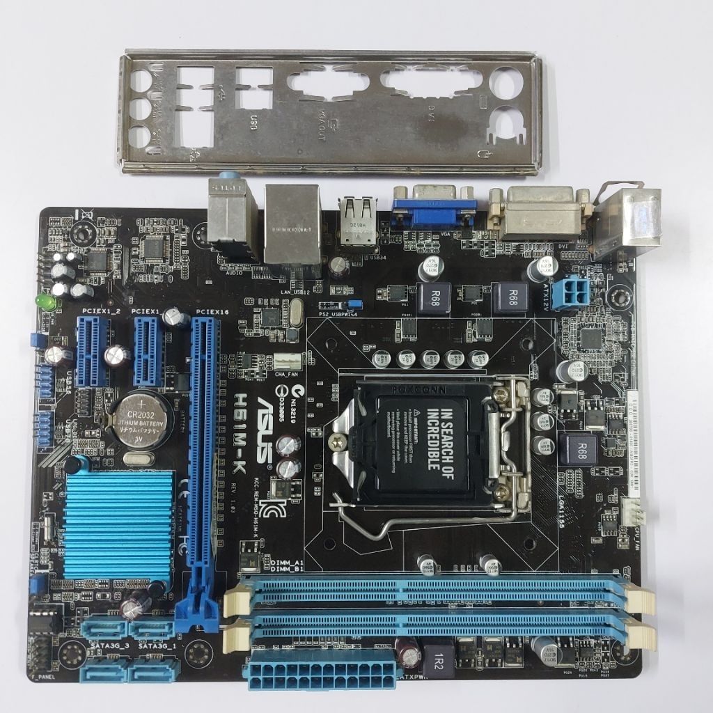 Mainboard H61 ASUS H61M-K Socket 1155 Support Gen3