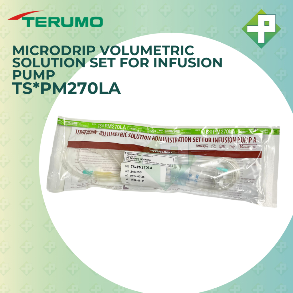 Terumo - Microdrip Volumetric Solution Administration Set for Infusion Pump TS*PM270LA / Selang Infu