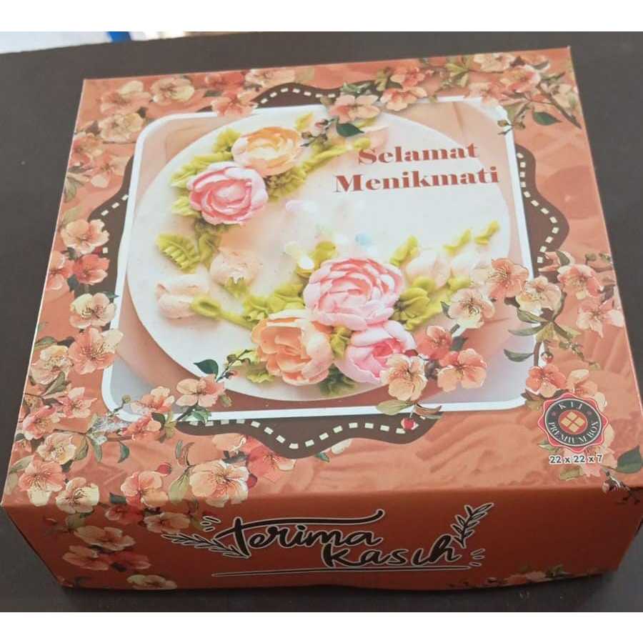 

Kotak Cake Corak Cakebox 22cm x 22cm x 7cm