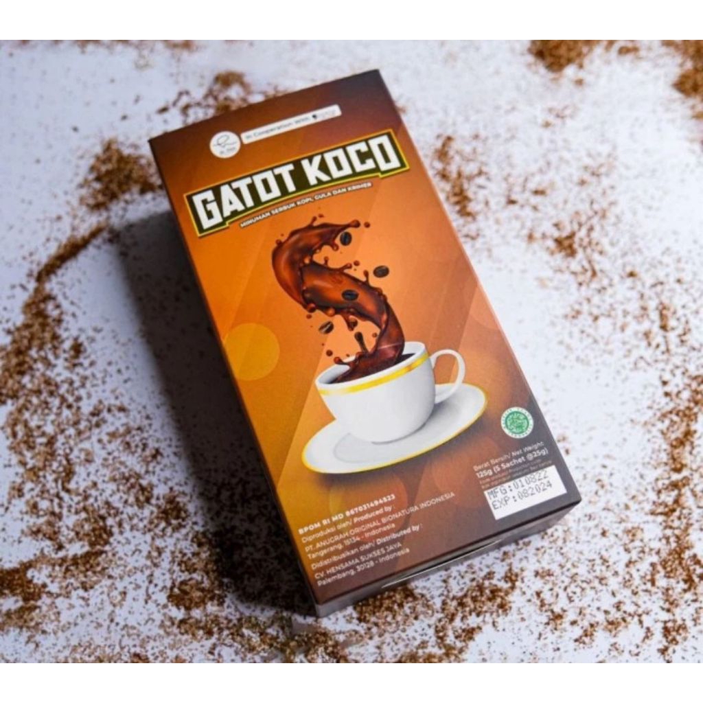 

Kopi Gatot koco 1 Boks isi 5 sachet Kopi Dr. Richard