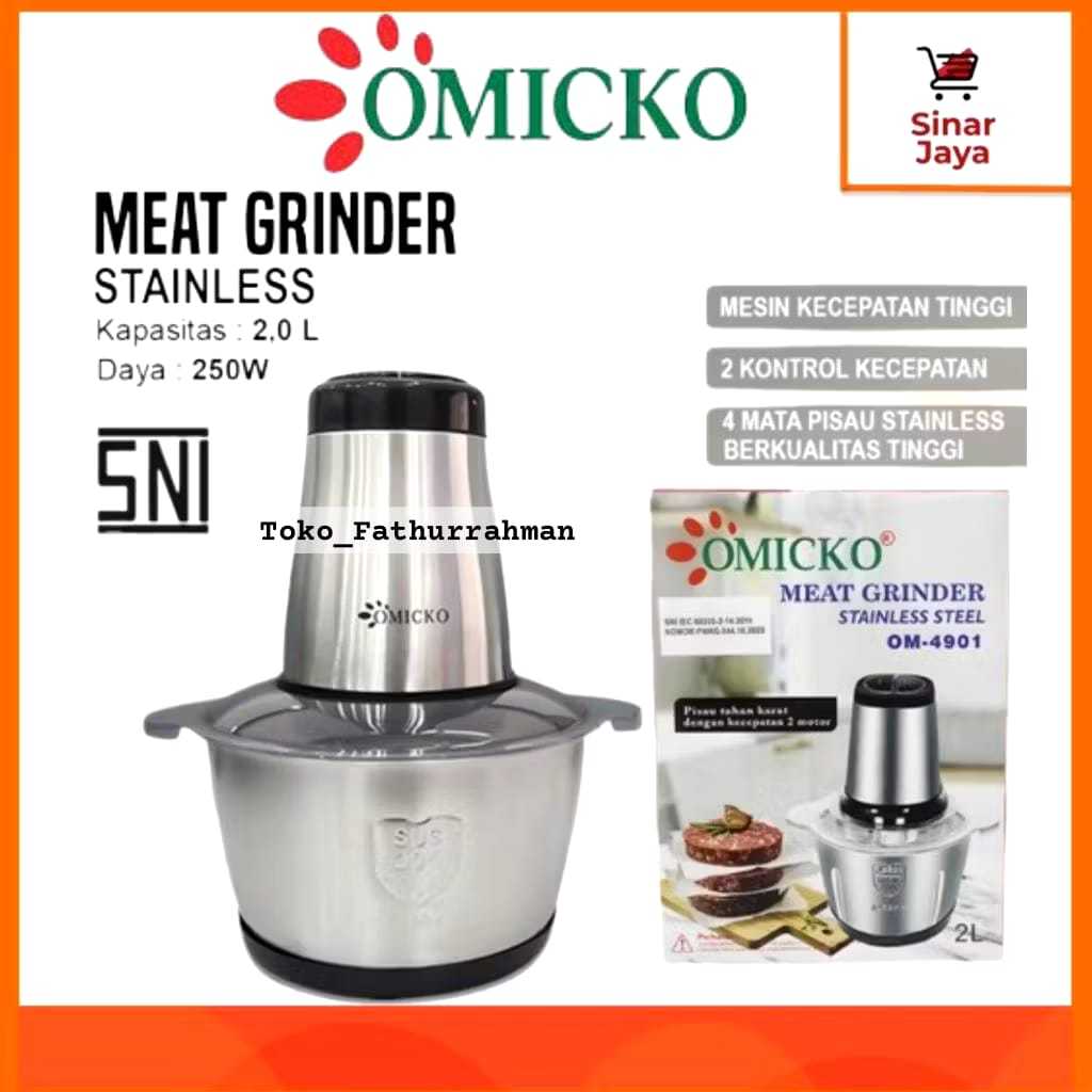 OMICKO OM-4901 Chopper Blender Daging / Chopper Omicko 2 Liter BATAM