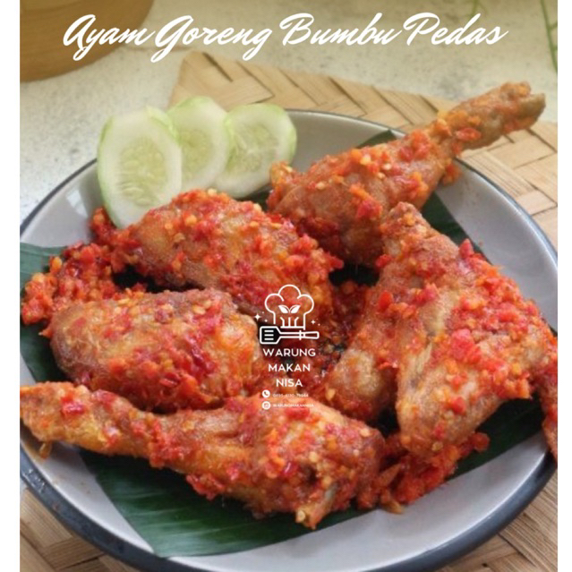 

Ayam Goreng Bumbu Pedas 1 porsi / Made By order Sehat praktis masakan rumah