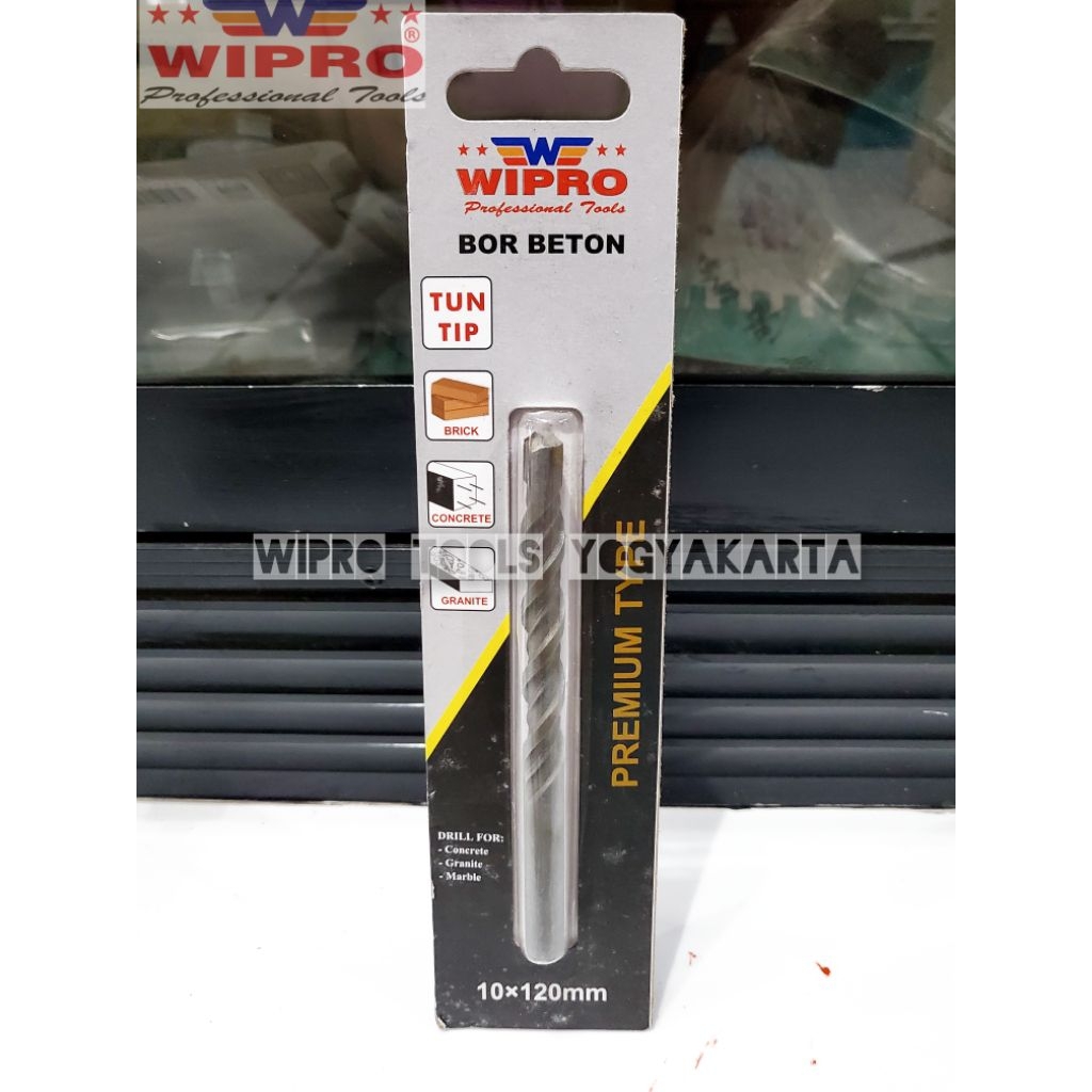 Wipro Mata Bor Beton Tembok Shank Premium 3mm 4mm 5mm 6mm 8mm 10mm