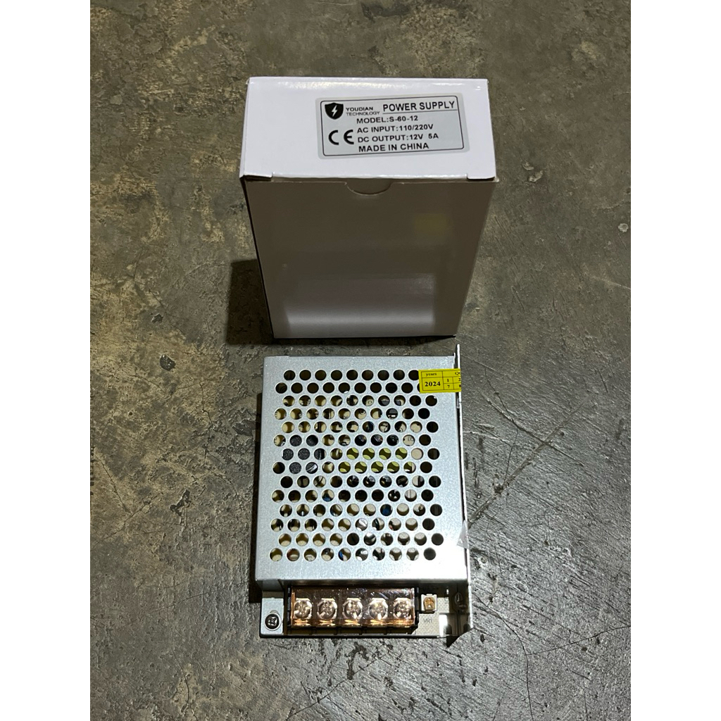 Power Supply 12V 5Ampere Adaptor Switching 12V 5Ampere