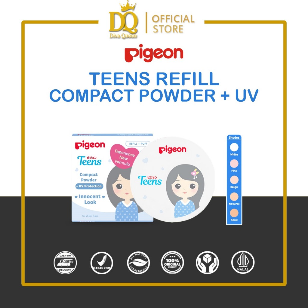 PIGEON TEENS REFILL COMPACT POWDER + UV
