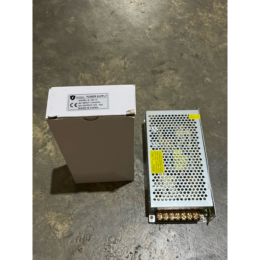 Power Supply 12V 10Ampere Adaptor Switching 12V 10Ampere