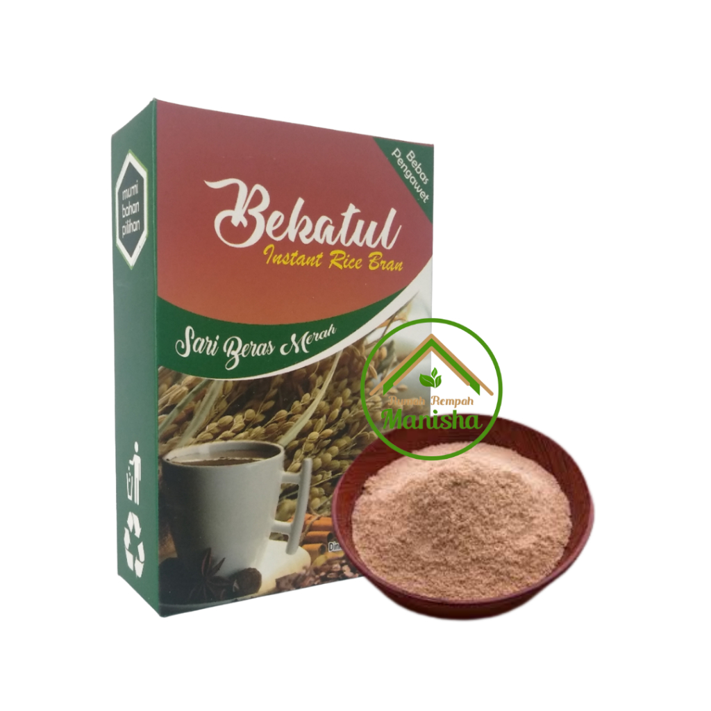 Sereal Sari Beras Merah Bekatul Instan Rice Bran 200gram Laku Sejagat