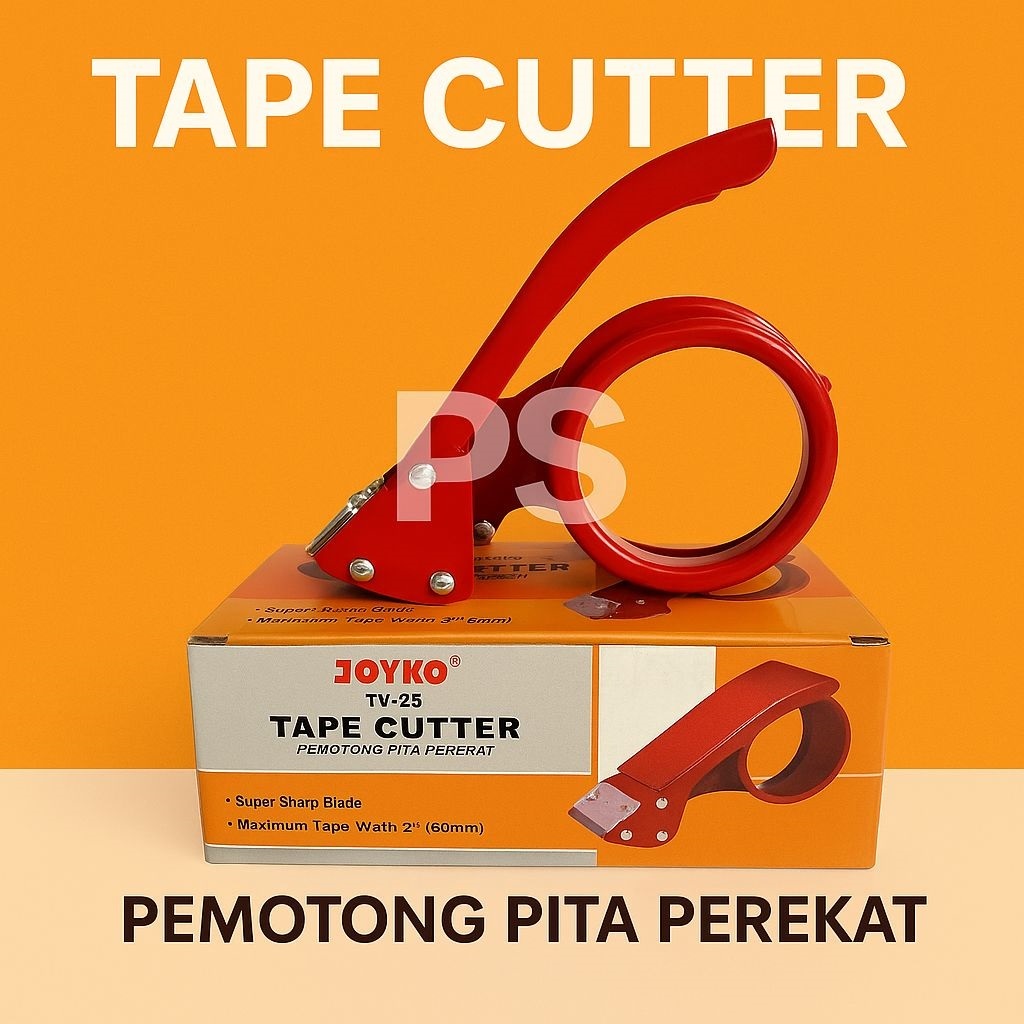 

JOYKO Tape Cutter TD-2S – Pemotong Lakban / Perekat 2 Inch (50mm) Super Tajam untuk Packing