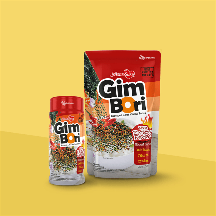 

MamaSuka - Gim Bori Nori Tabur Extra Pedas 25gr dan 50gr