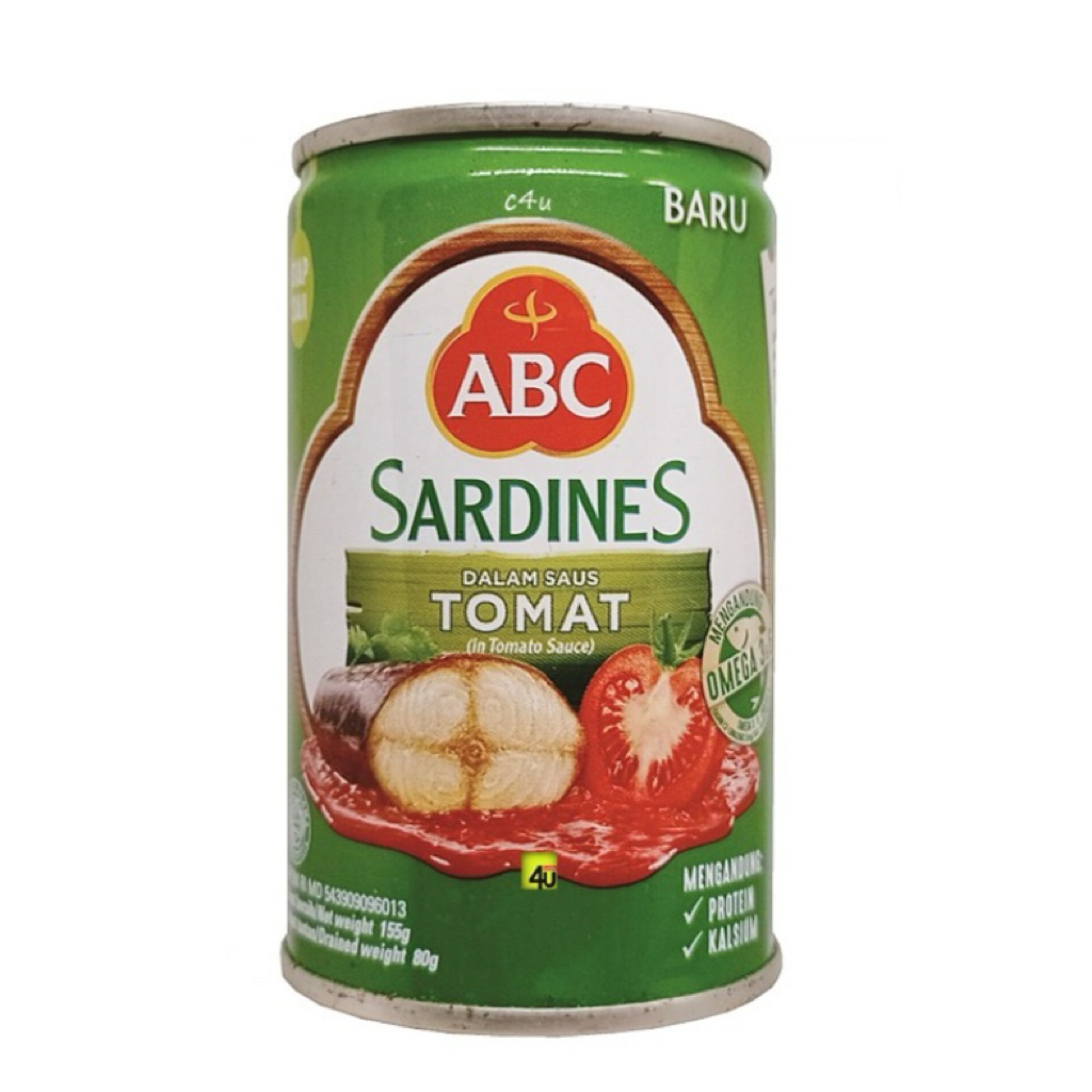 

ABC Sardines Tomat 155gr