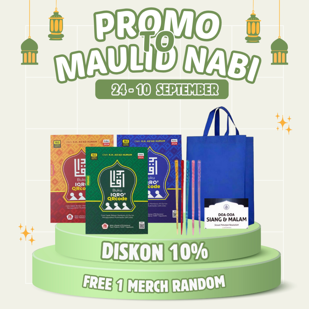 Buku Iqro Milenial QRcode A5 Alqosbah Karya