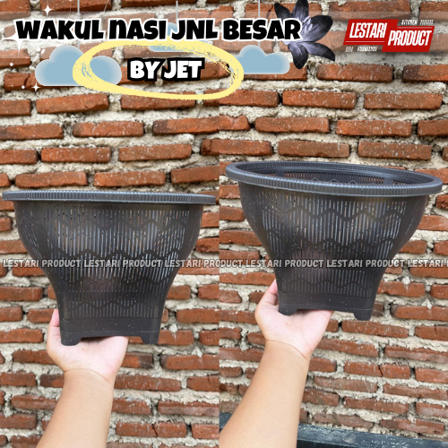 ( 6 PCS ) WAKUL BOBOKO NASI JET JNL BESAR | BAKUL NASI | BAKUL PLASTIK | WAKUL NASI | WAKUL PLASTIK 