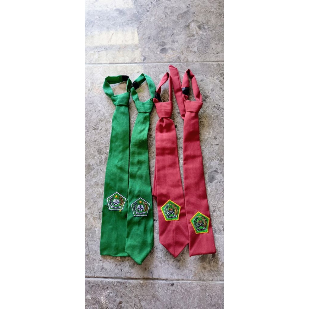 Dasi Sekolah Anak Madrasah Ibtidaiyah/Dasi sekolah Mi/Dasi sekolah panjang perekat (eceran)