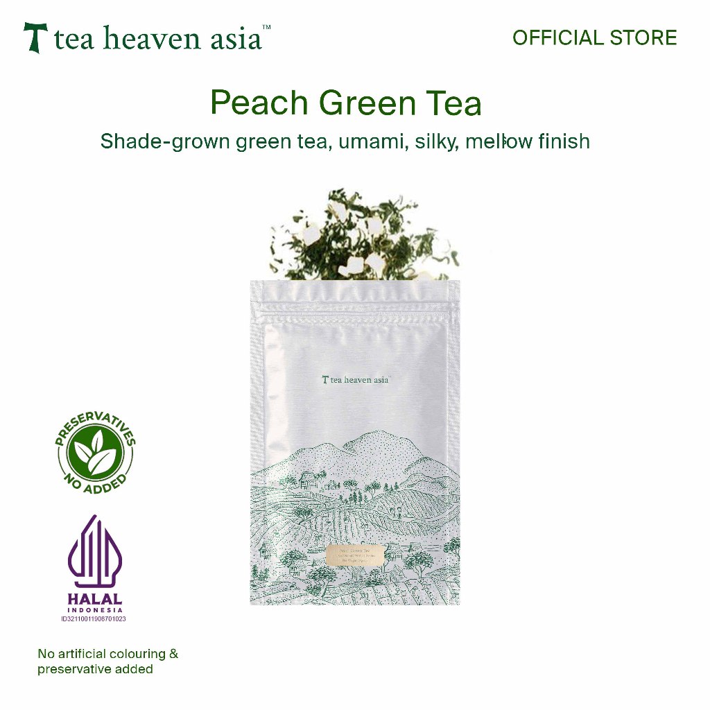 

Tea Heaven Peach Green Tea 40gr