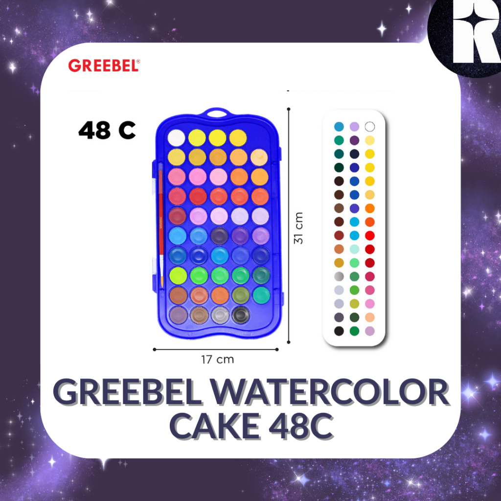 

GREEBEL Watercolor Cake 48C/ Cat Air Greebel
