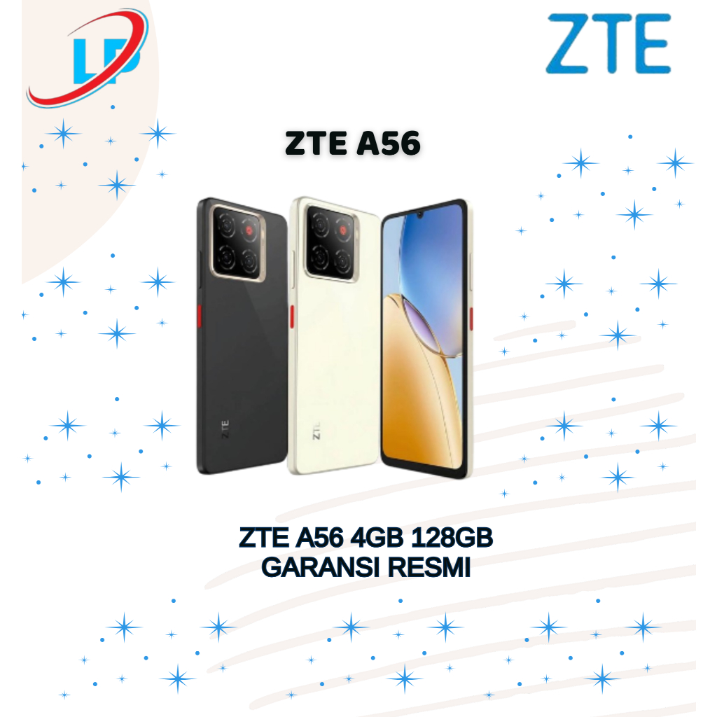 ZTE A56 Smartphone Garansi Resmi 128GB 4GB