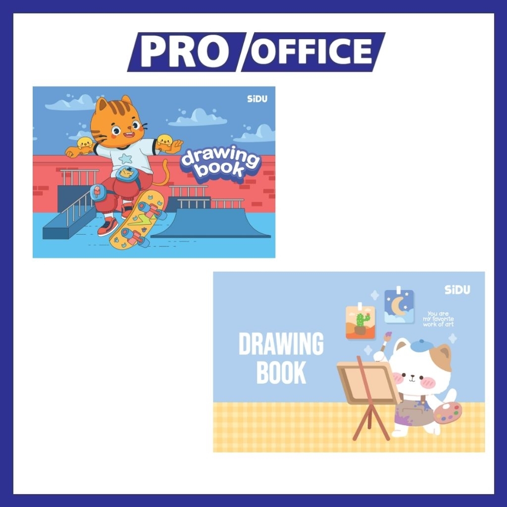 

ProOffice - Buku Gambar SiDU A4 | 1 Pack Isi 5 Buku Gambar Anak Sekolah