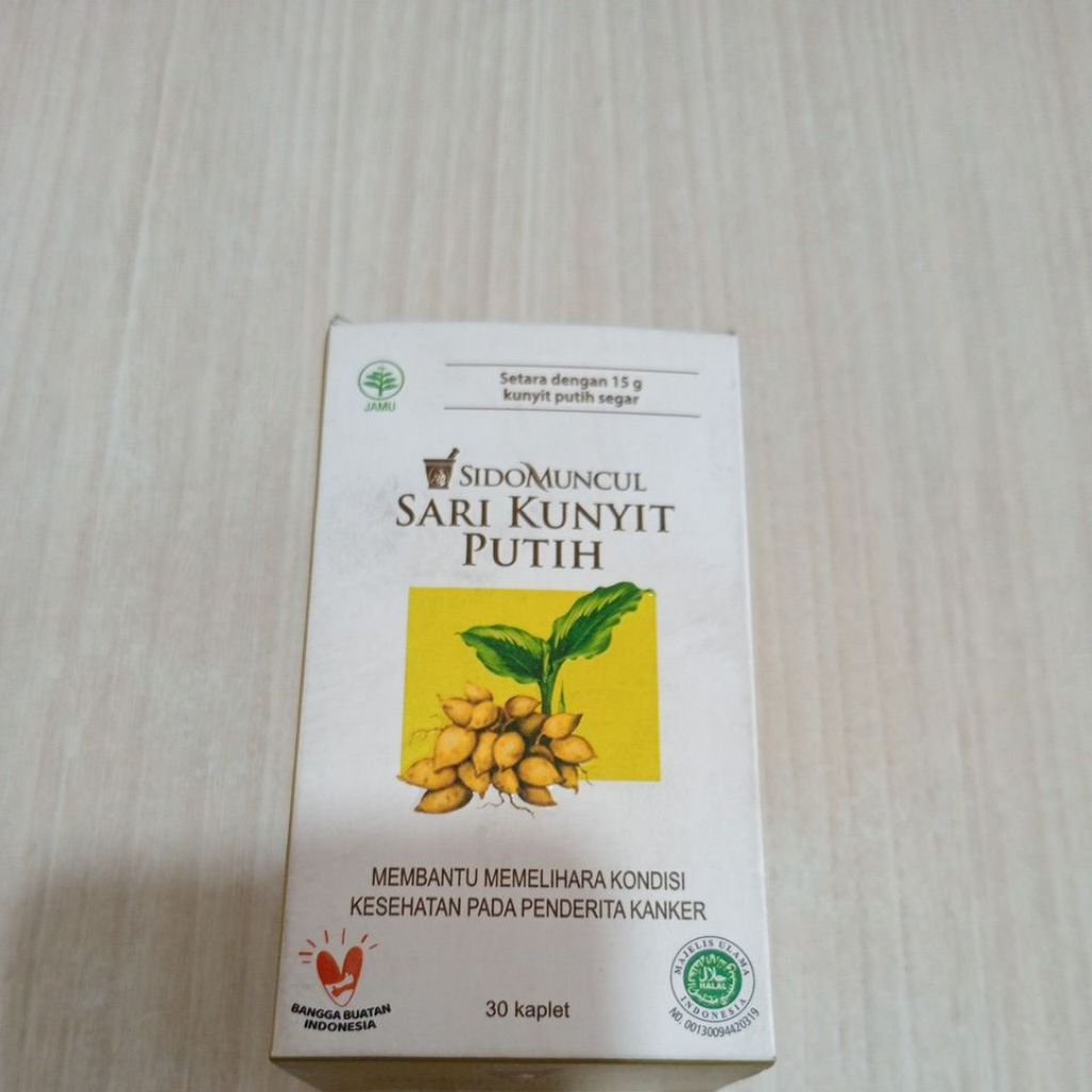 

sidomuncul sari kunyit putih 30 caplet