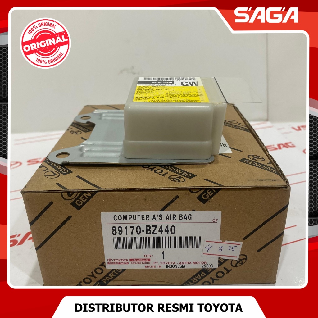 SAGA | Modul SRS Modul  Airbag Grand New Avanza Xenia 2015-2018 Komputer Ecu Airbag Original 89170-B