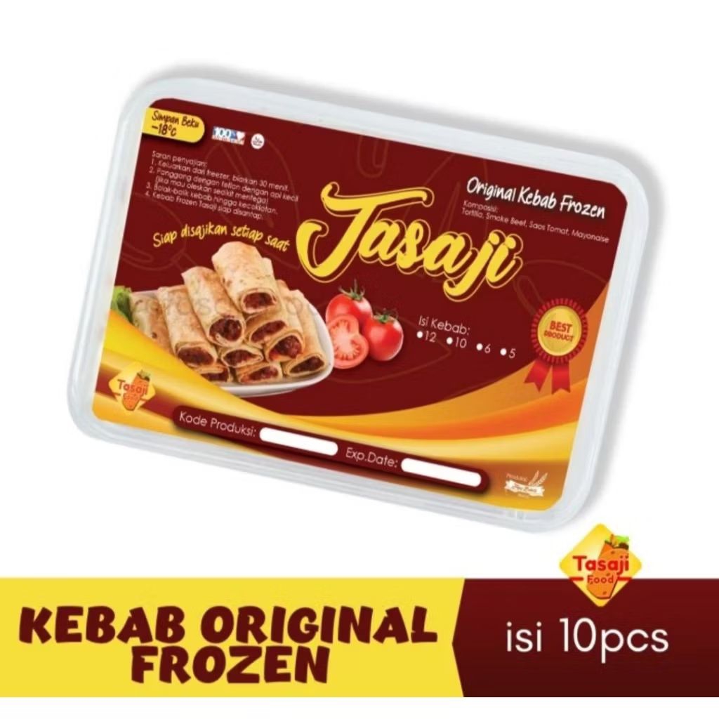 

Kebab Frozen Mini Merk Tasaji Original isi 10 bisa Sameday Termurah